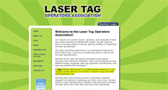 Desktop Screenshot of lasertagoperatorsassociation.org